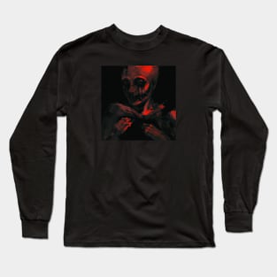 The devil all the time | Painting | Handraw | Watercolor Long Sleeve T-Shirt